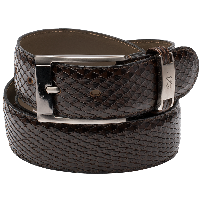 Brentwood - MENS SNAKE PRINTED BELT